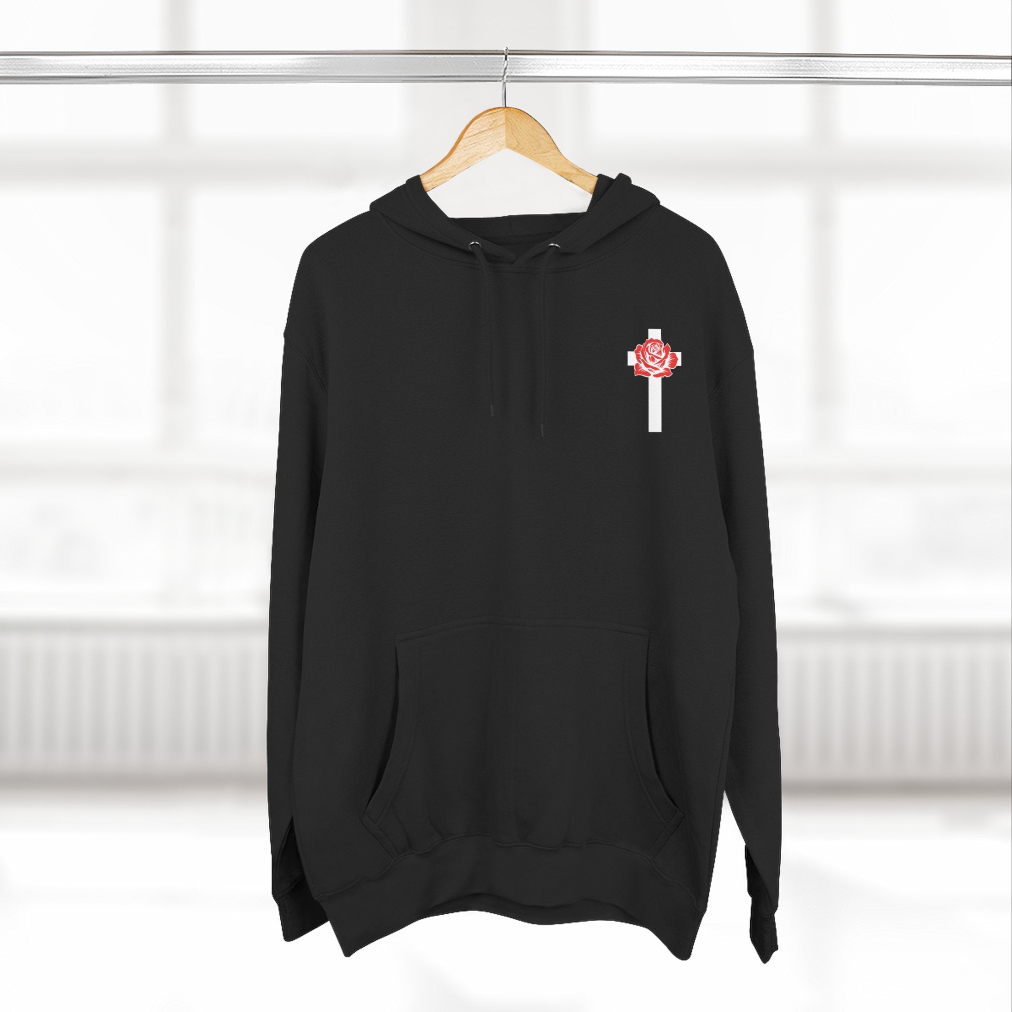 Be My Side - Three-Panel Fleece Hoodie